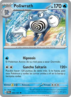 Poliwrath (Mascarada Crepuscular #043/167)