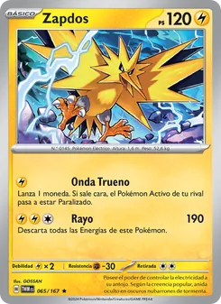 Zapdos (Mascarada Crepuscular #065/167)