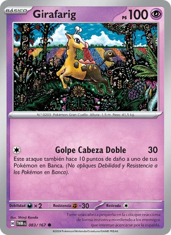 Girafarig (Mascarada Crepuscular #083/167)