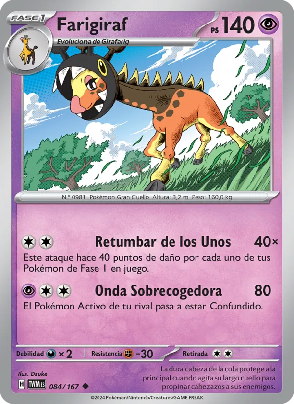 Farigiraf (Mascarada Crepuscular #084/167)