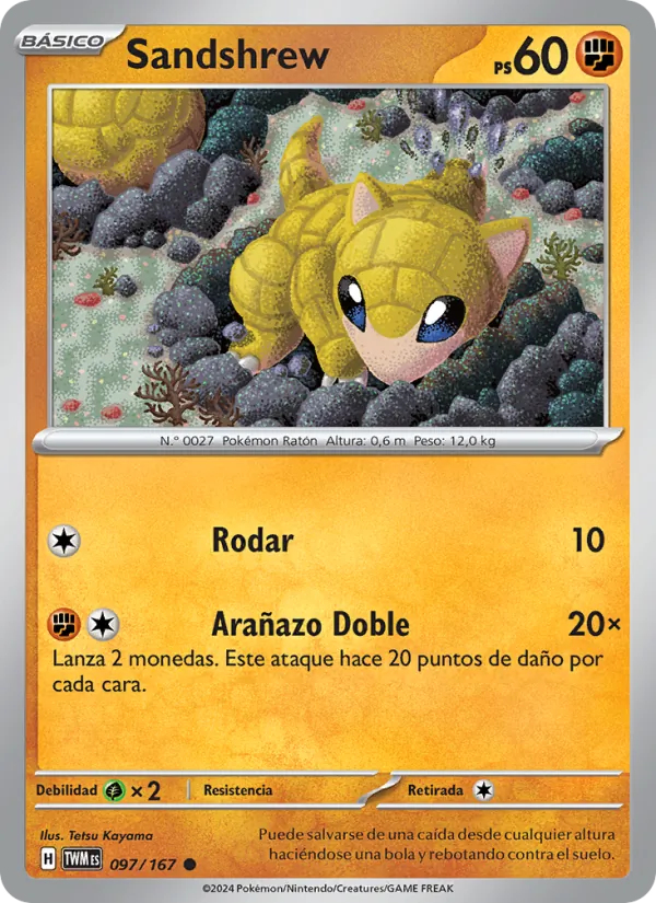 Sandshrew (Twilight Masquerade #097/167)