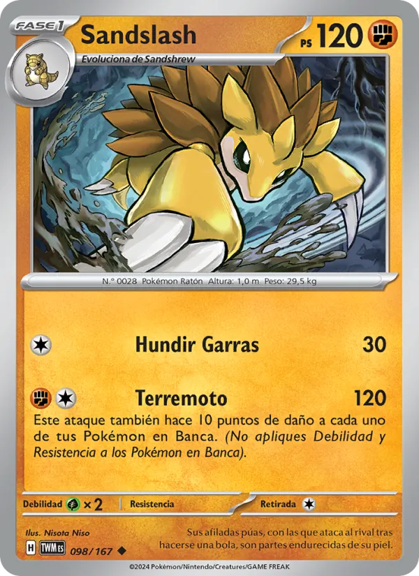 Sandslash (Twilight Masquerade #098/167)