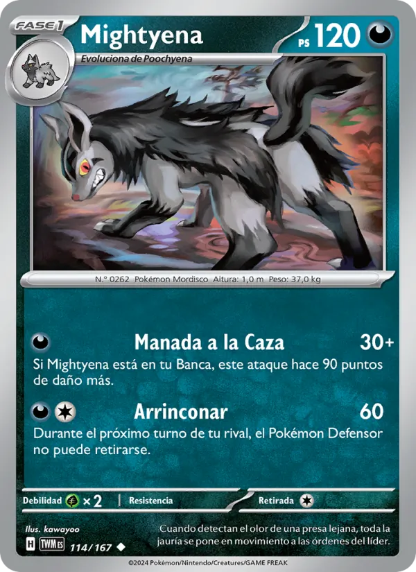 Mightyena (Twilight Masquerade #114/167)