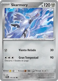 Skarmory (Mascarada Crepuscular #119/167)