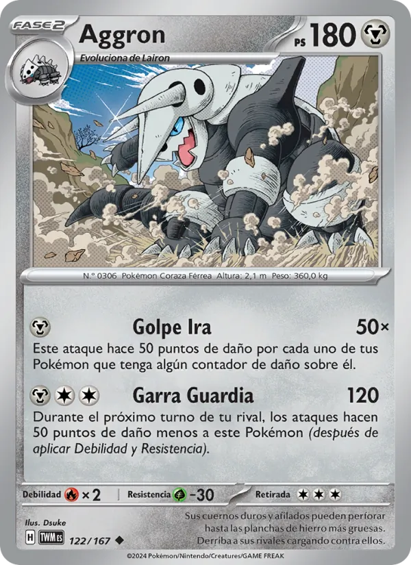 Aggron (Twilight Masquerade #122/167)
