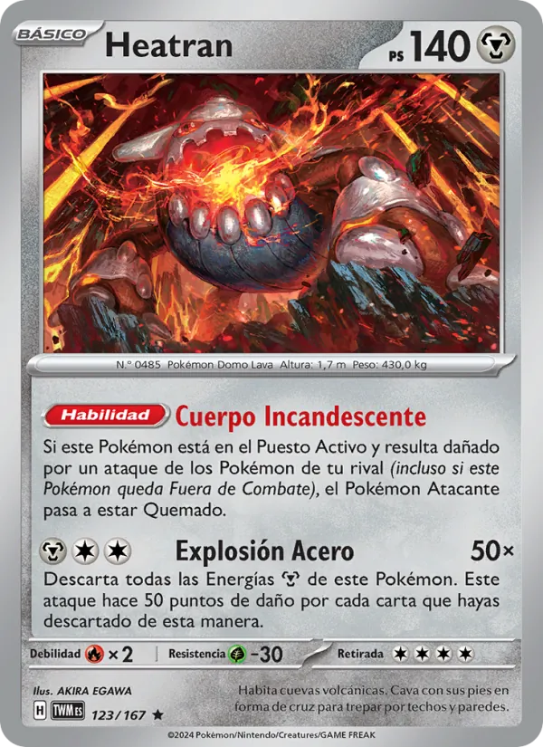 Heatran (Twilight Masquerade #123/167)