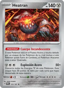 Heatran (Mascarada Crepuscular #123/167)