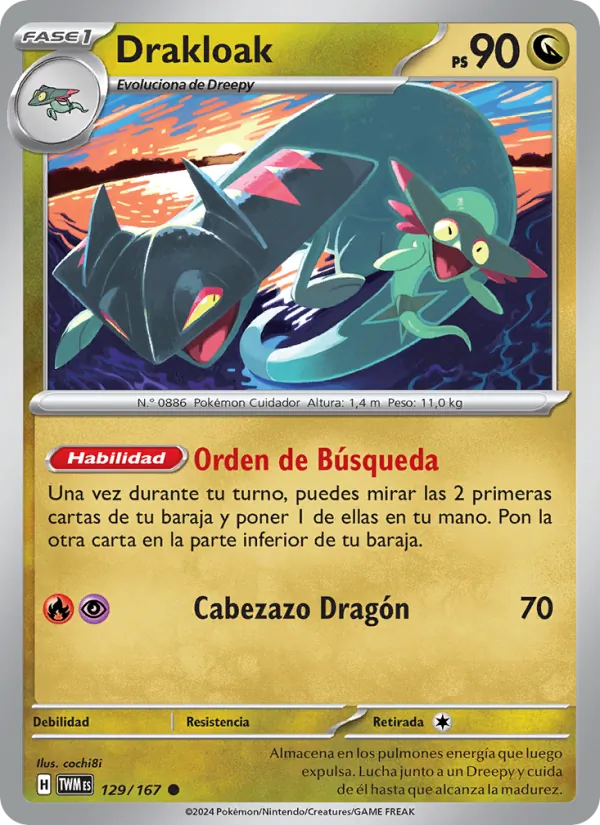 Drakloak (Mascarada Crepuscular #129/167)