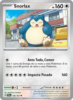 Snorlax (Mascarada Crepuscular #136/167)
