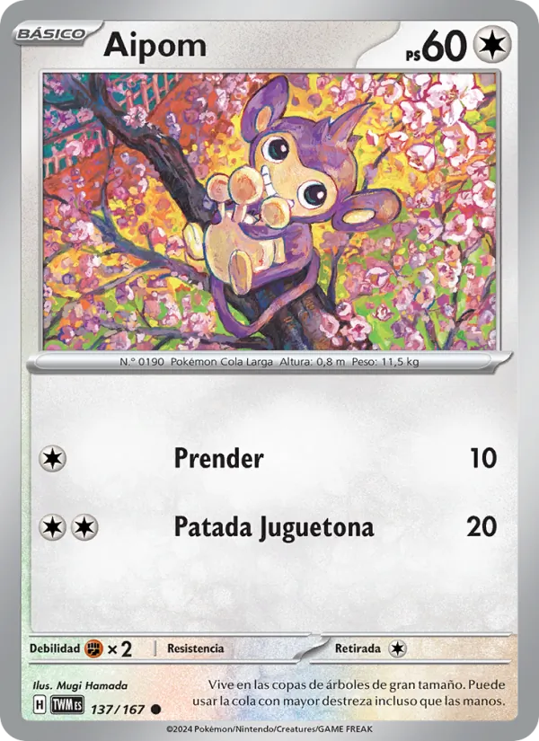 Aipom (Mascarada Crepuscular #137/167)