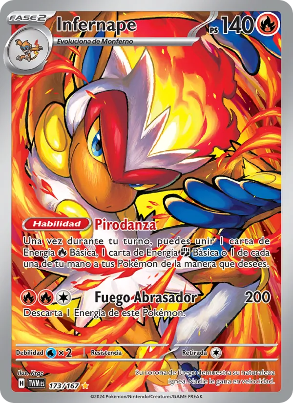 Infernape (Mascarada Crepuscular #173/167)