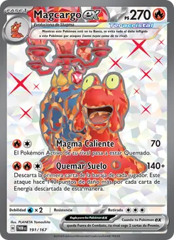 Magcargo ex (Mascarada Crepuscular #191/167)