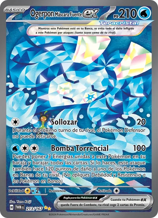 Ogerpon Máscara Fuente ex (Mascarada Crepuscular #213/167)