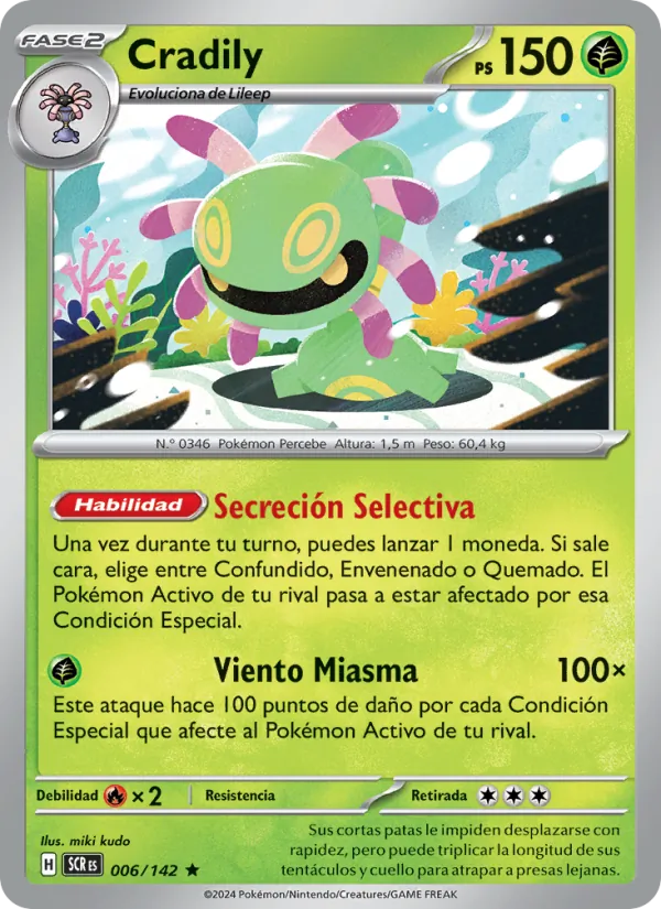 Cradily (Corona Astral #006/142)