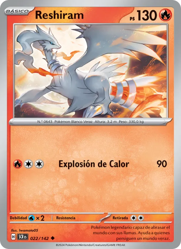 Reshiram (Corona Astral #022/142)