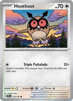 Hoothoot (Corona Astral #114/142)