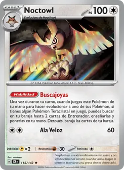 Noctowl (Corona Astral #115/142)