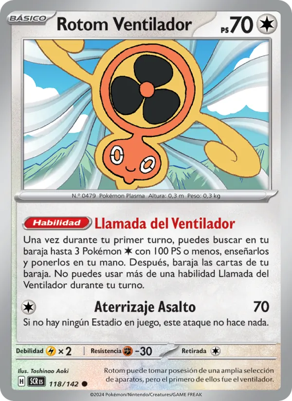 Rotom Ventilador (Stellar Crown #118/142)