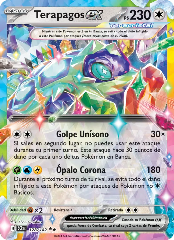 Terapagos ex (Stellar Crown #128/142)