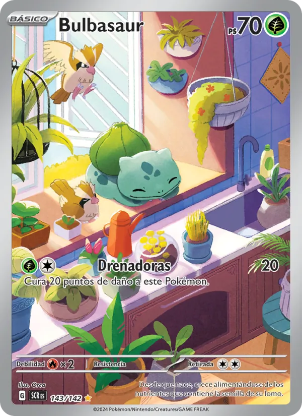 Bulbasaur (Stellar Crown #143/142)
