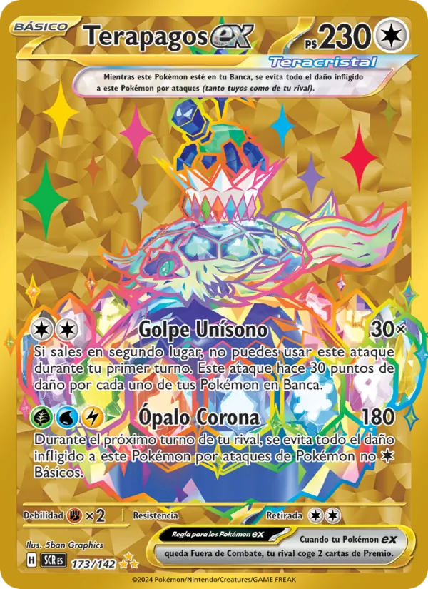 Terapagos ex (Stellar Crown #173/142)