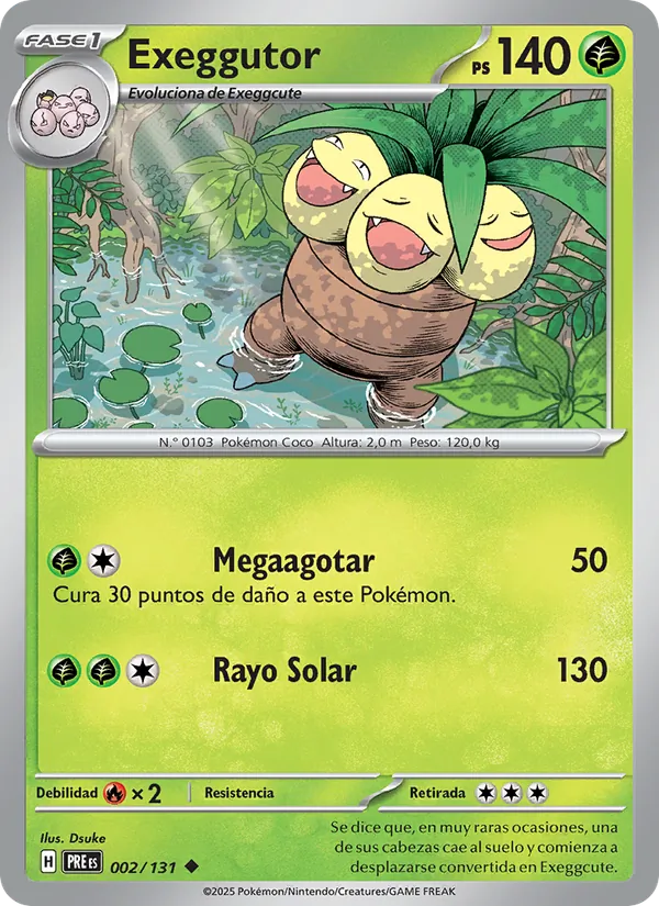 Exeggutor (Evoluciones Prismáticas #002/131)