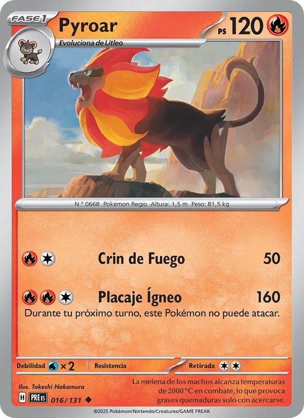 Pyroar (Evoluciones Prismáticas #016/131)