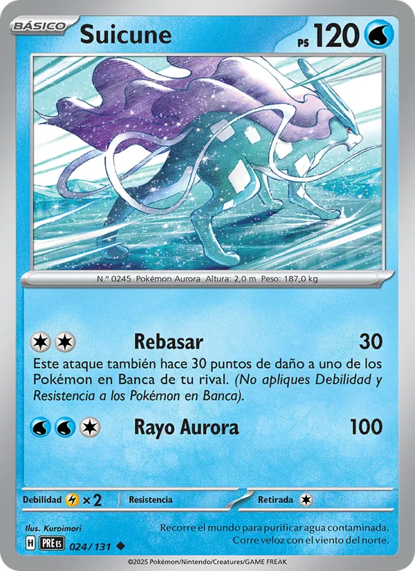 Suicune (Evoluciones Prismáticas #024/131)