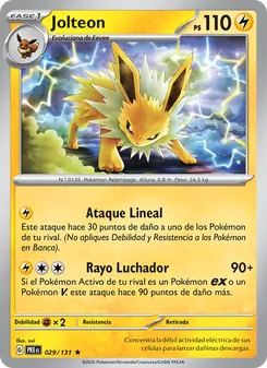 Jolteon (Evoluciones Prismáticas #029/131)