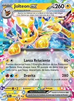 Jolteon ex (Evoluciones Prismáticas #030/131)
