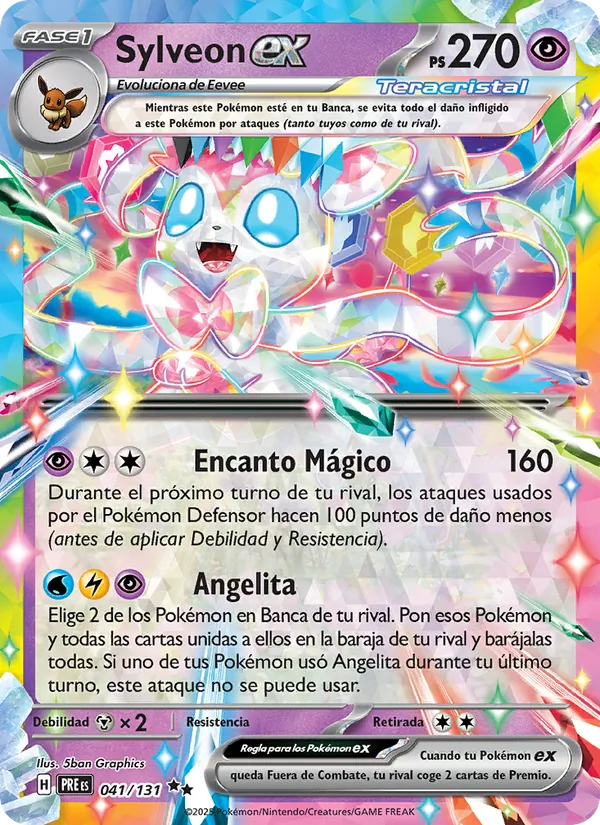 Sylveon ex (Prismatic Evolutions #041/131)