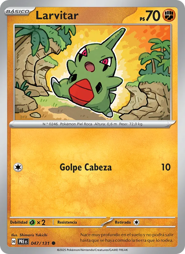 Larvitar (Evoluciones Prismáticas #047/131)