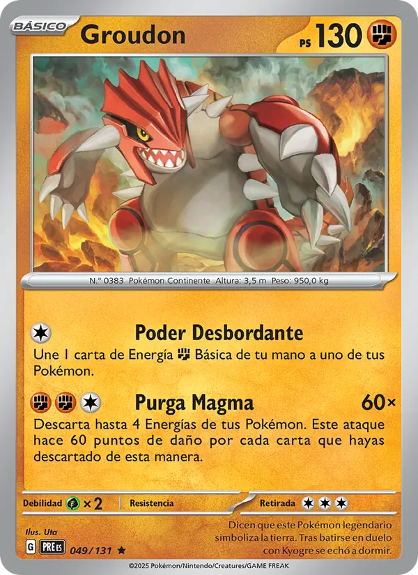 Groudon (Evoluciones Prismáticas #049/131)