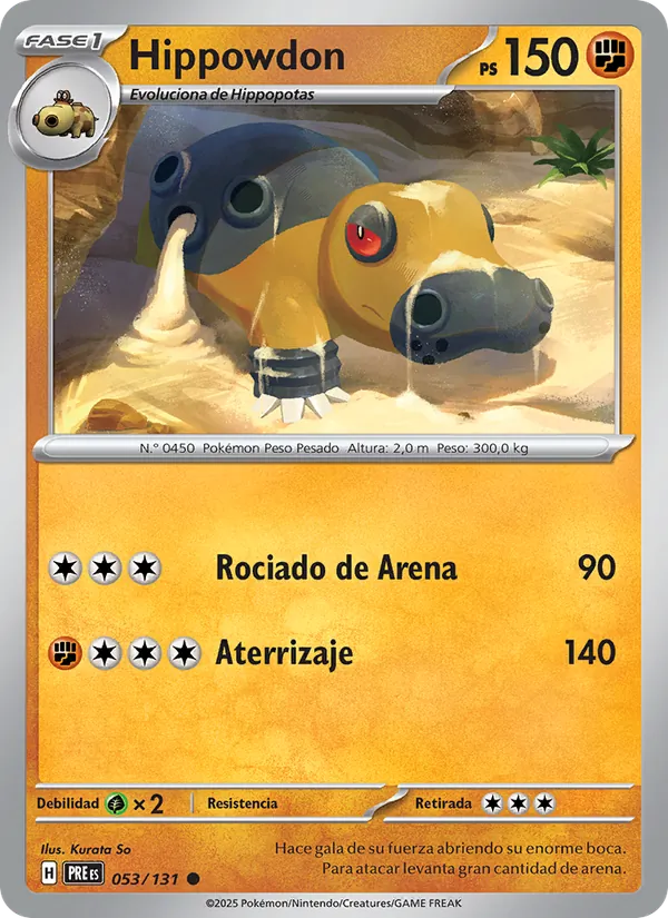 Hippowdon (Evoluciones Prismáticas #053/131)