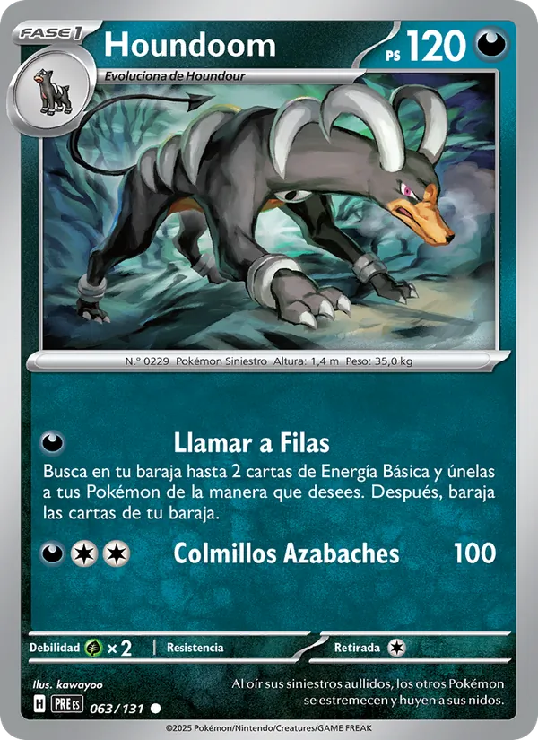 Houndoom (Evoluciones Prismáticas #063/131)