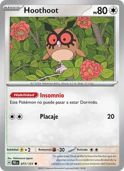 Hoothoot (Evoluciones Prismáticas #077/131)