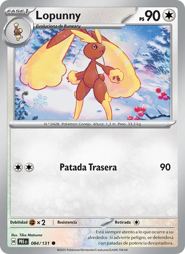 Lopunny (Prismatic Evolutions #084/131)