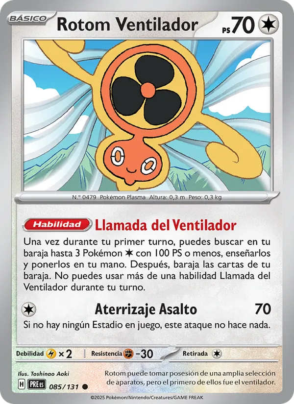 Rotom Ventilador (Prismatic Evolutions #085/131)