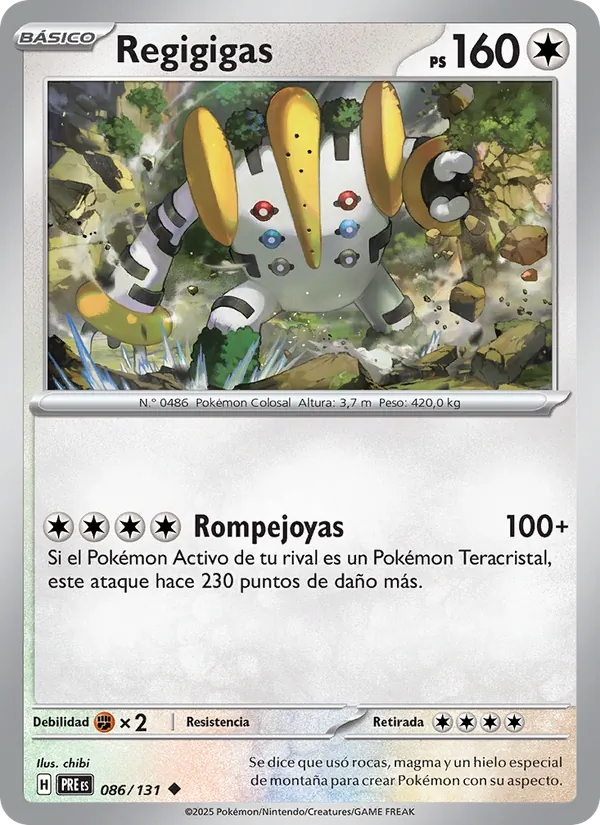 Regigigas (Evoluciones Prismáticas #086/131)