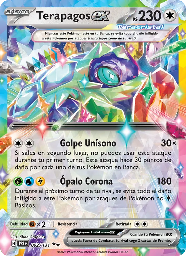 Terapagos ex (Evoluciones Prismáticas #092/131)
