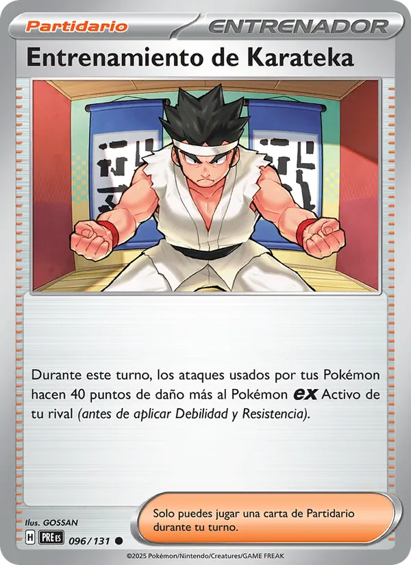 Entrenamiento de Karateka (Evoluciones Prismáticas #096/131)