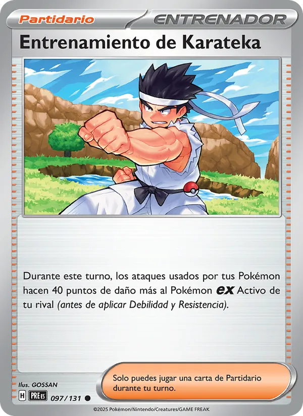 Entrenamiento de Karateka (Evoluciones Prismáticas #097/131)