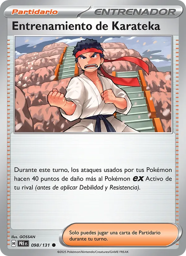 Entrenamiento de Karateka (Evoluciones Prismáticas #098/131)