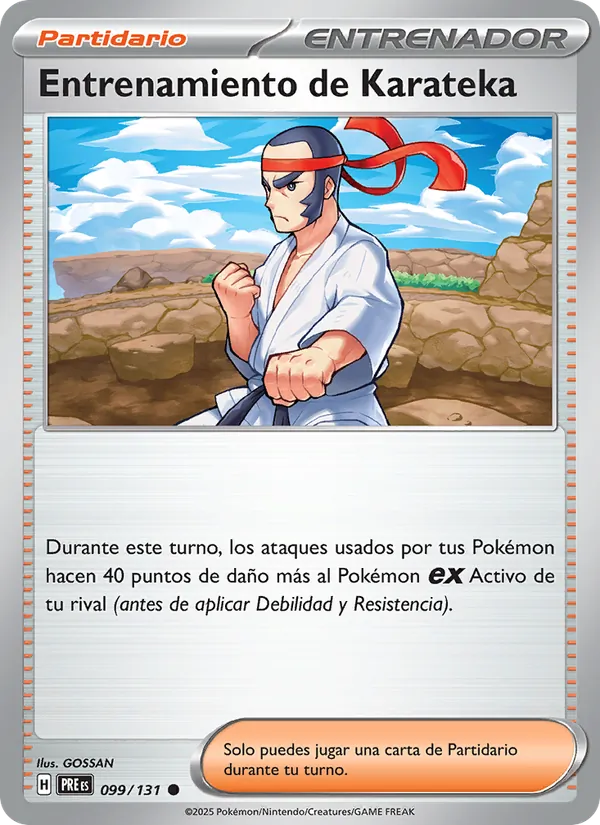 Entrenamiento de Karateka (Evoluciones Prismáticas #099/131)