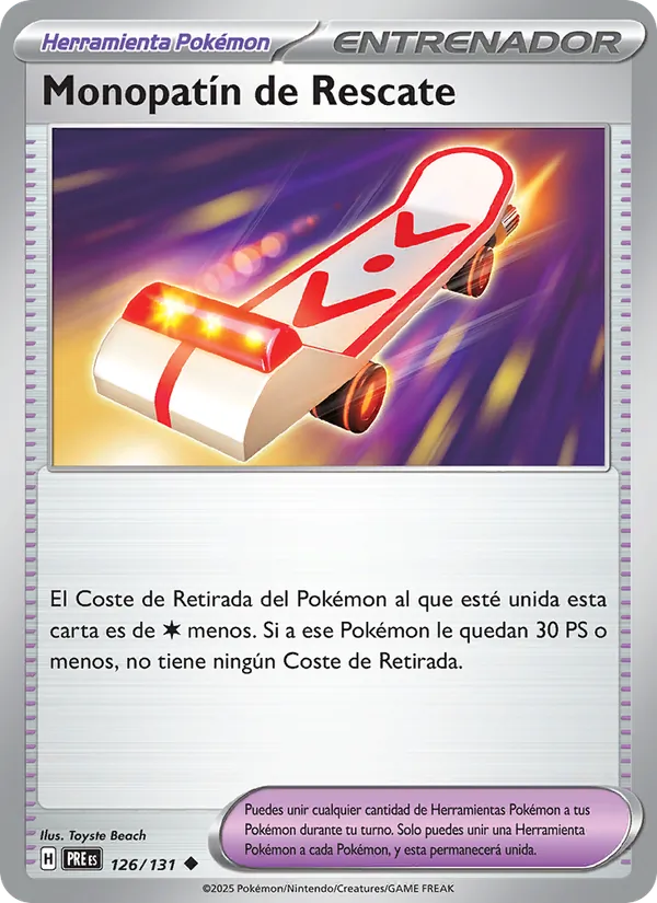 Monopatín de Rescate (Prismatic Evolutions #126/131)