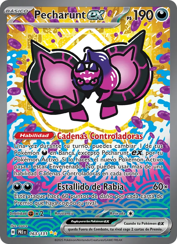 Pecharunt ex (Evoluciones Prismáticas #163/131)