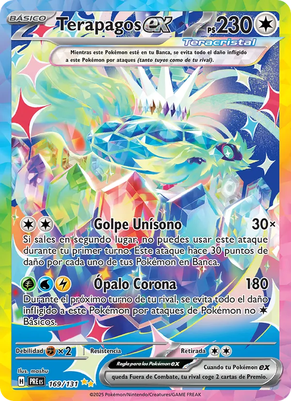 Terapagos ex (Evoluciones Prismáticas #169/131)