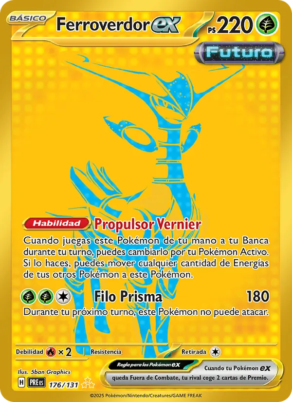 Ferroverdor ex (Prismatic Evolutions #176/131)