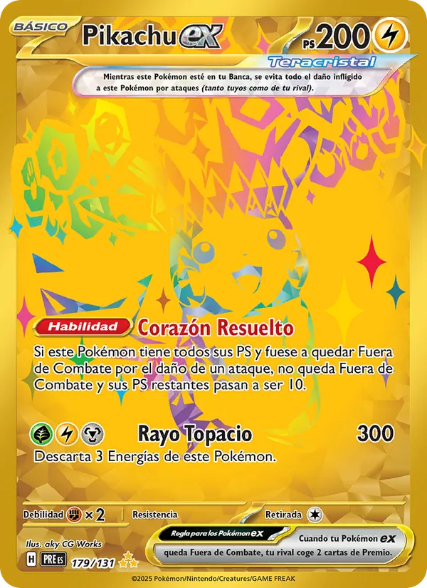 Pikachu ex (Prismatic Evolutions #179/131)