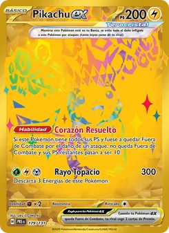Pikachu ex (Evoluciones Prismáticas #179/131)